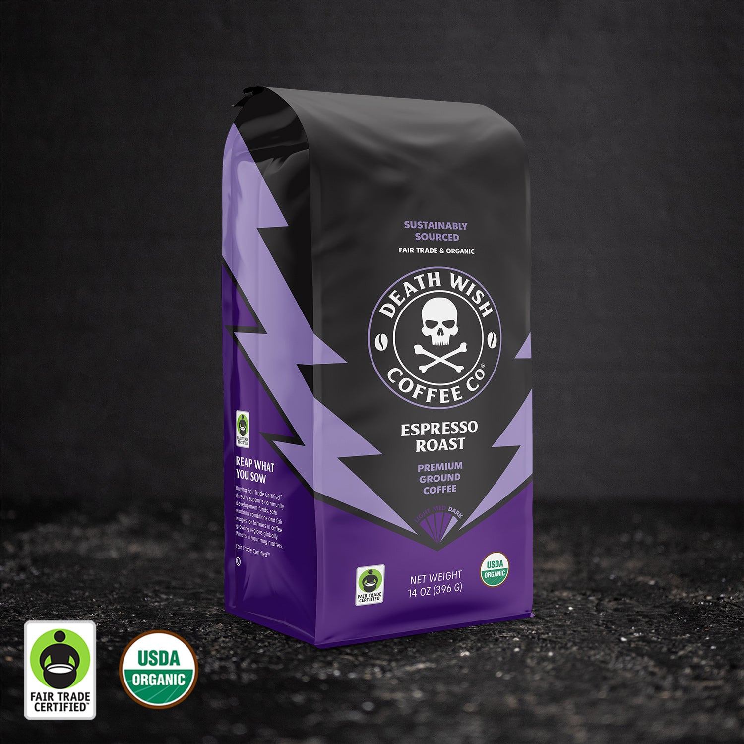 Intensely Strong Coffee | Espresso Roast Coffee – Death Wish Coffee