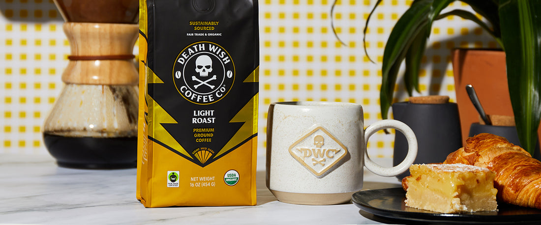 Introducing Light Roast Death Wish Coffee.