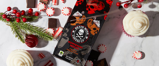 Shop Peppermint Mocha flavored Death Wish Coffee.