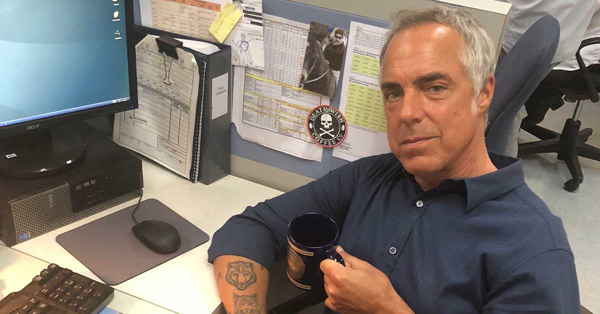 Titus Welliver Bosch Lost and Star Wars Death Wish Coffee Company