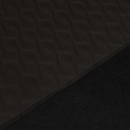 A detailed look at the texture of the Death Wish Coffee Stretch Don’t Snap Yoga Mat.