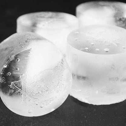 Ice cubes made with the Death Wish Coffee Brain Freeze Ice Molds.