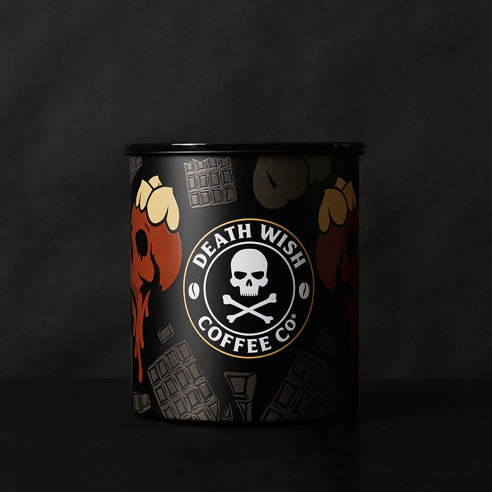 Death Wish Coffee - Chocolate Hazelnut Canister - Front