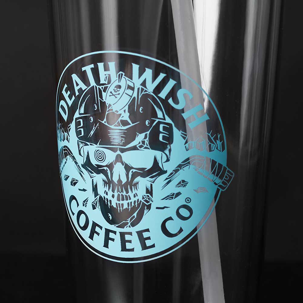 Death Wish Coffee Ice Breaker Tumbler - Logo Detail