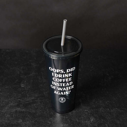 Death Wish Coffee Meme Tumbler - Top Down