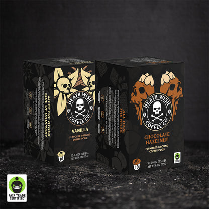 Death Wish Coffee Single-Serve Pods - Double Indulgence 20 Count Bundle.