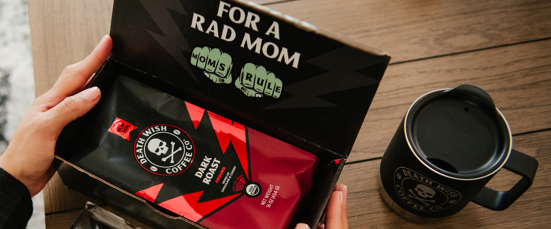 Opening the Death Wish Coffee Rad Mom Kit