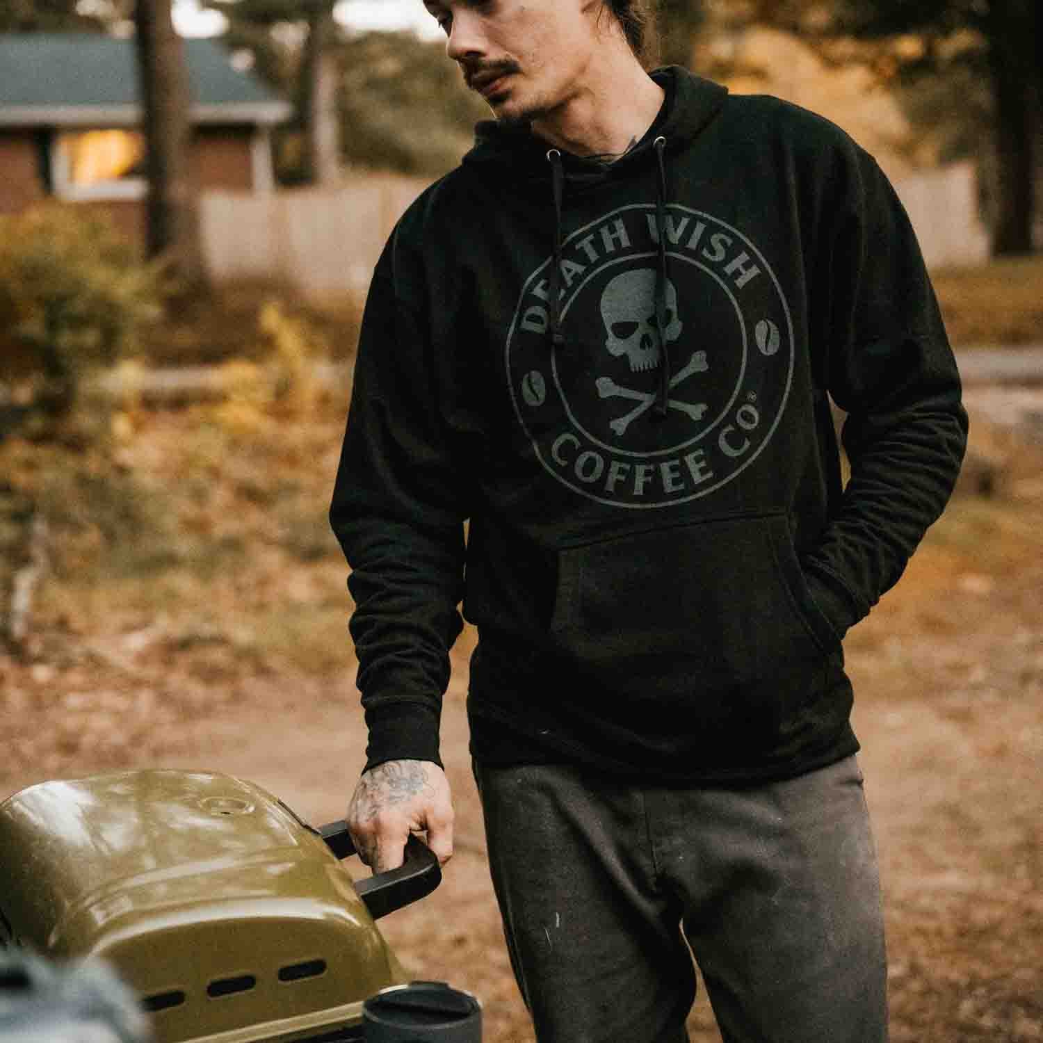 Shadow Logo Hoodie Death Wish Coffee