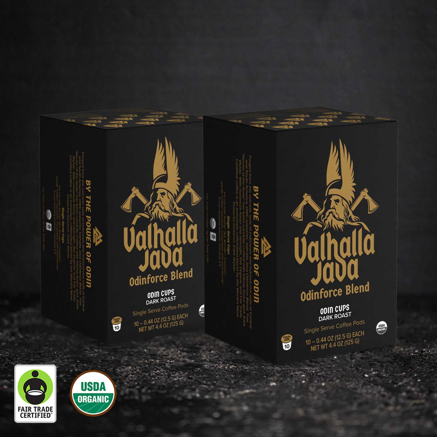 Death Wish Coffee 20 Count Valhalla Java Single-Serve Pods.